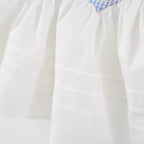 Vestido Infantil Azul Lacinhos