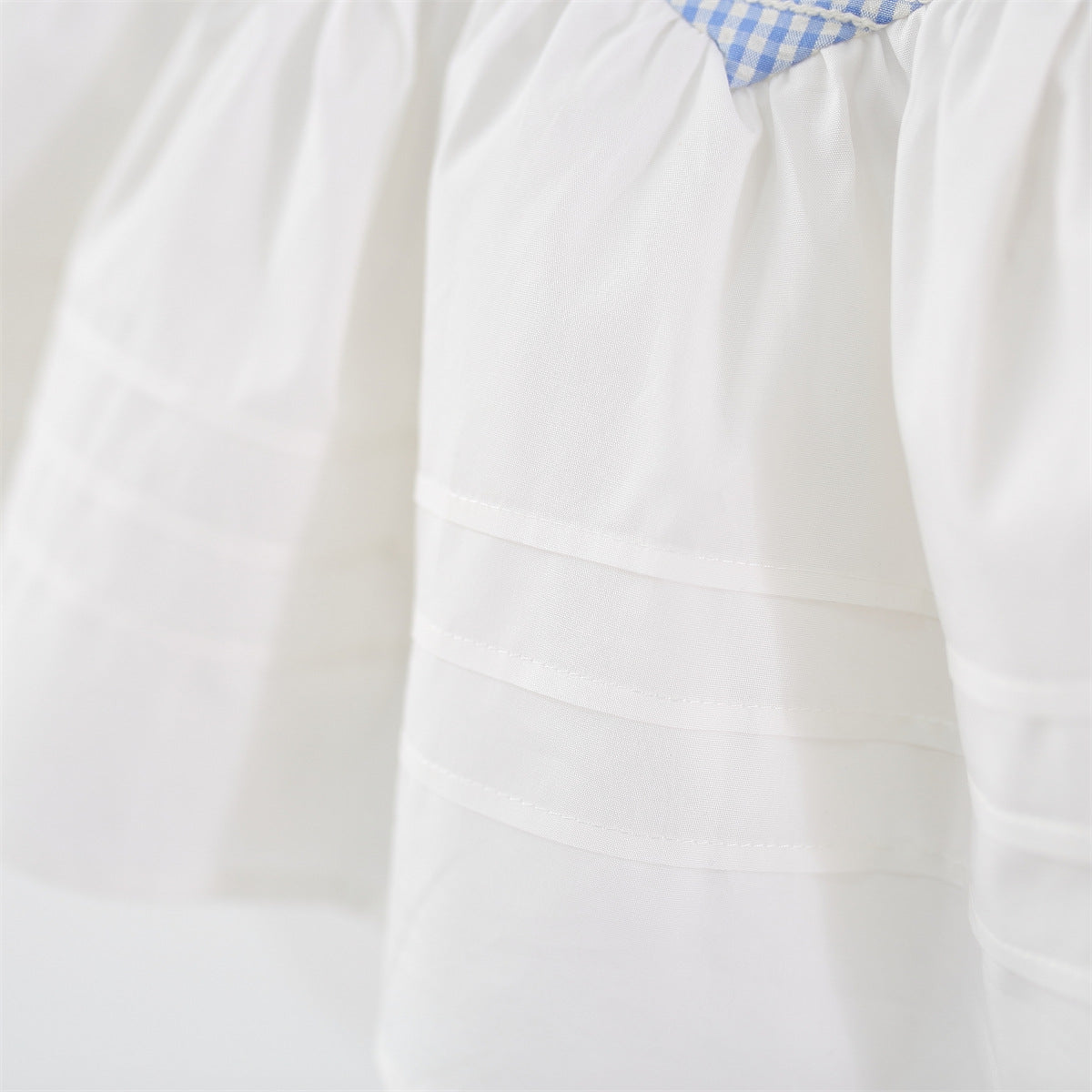 Vestido Infantil Azul Lacinhos