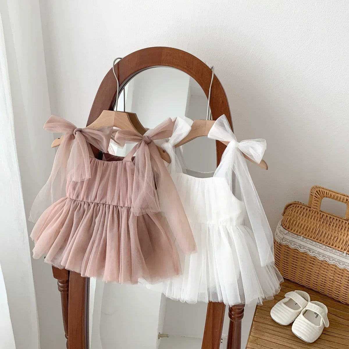 Body Vestidinho Infantil De Tule