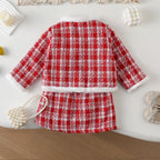 Conjunto Infantil Feminino Botões e Pelinhos