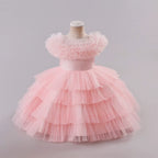 Vestido Infantil de Festa Tule Bufante
