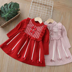 Vestido Infantil Tricõ Lacinhos