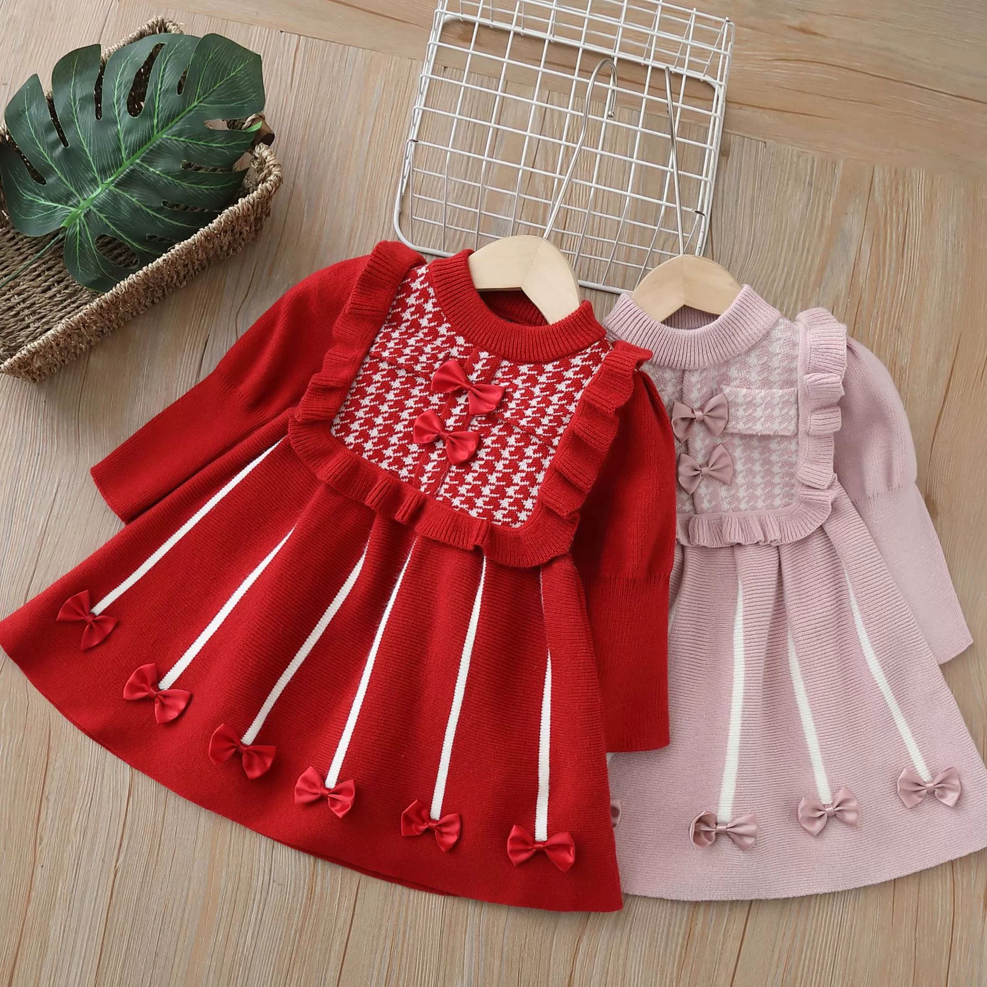 Vestido Infantil Tricõ Lacinhos