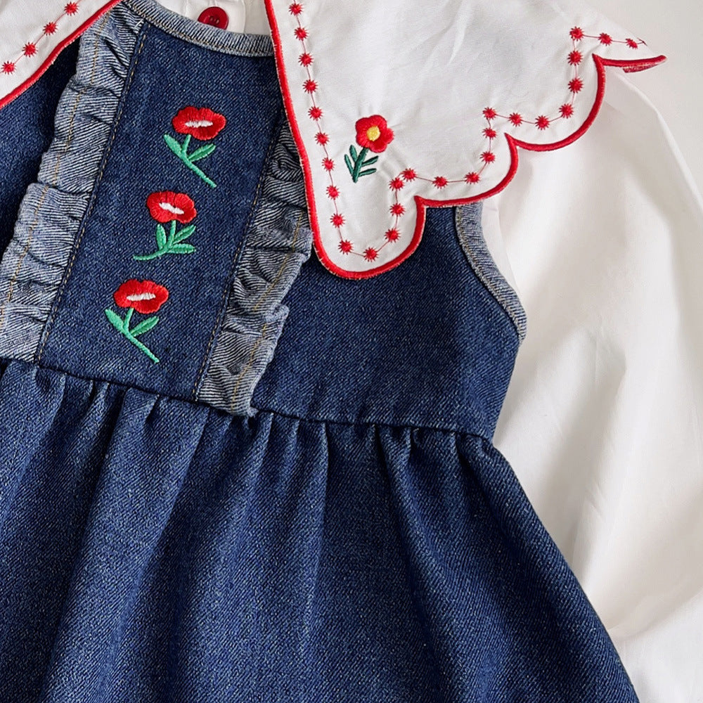 Vestido Infantil Florzinhas Delicado