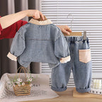Conjunto Infantil Masculino 3 Peças Ursinho