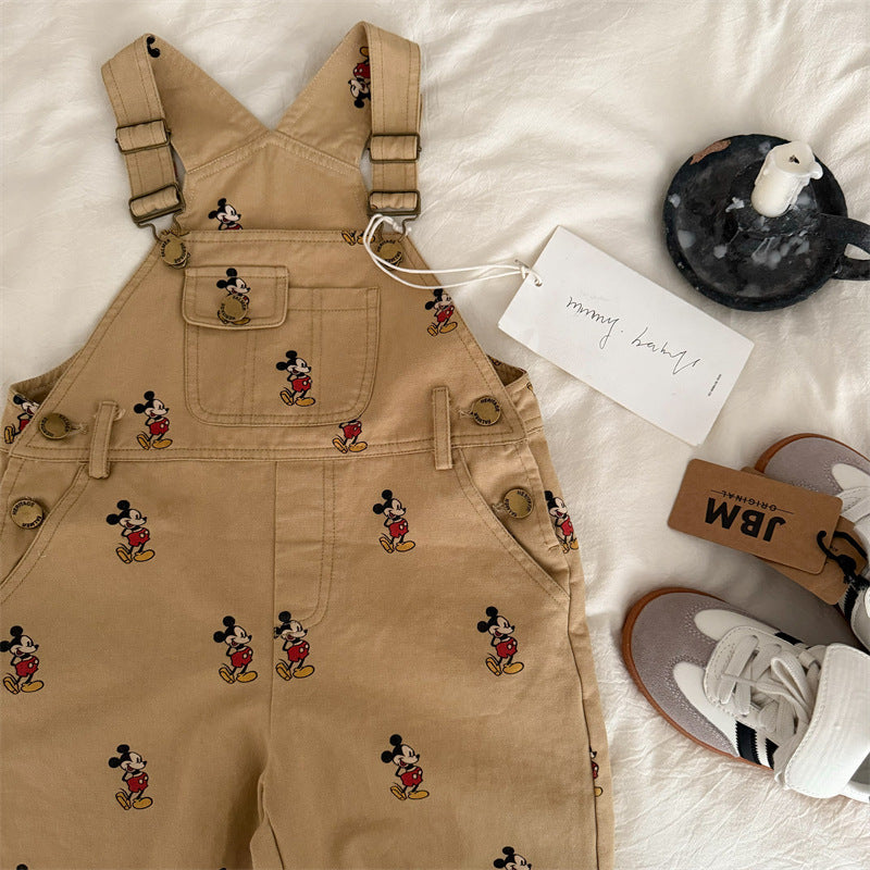 Conjunto Infantil Jardineira + Blusa MK Mouse