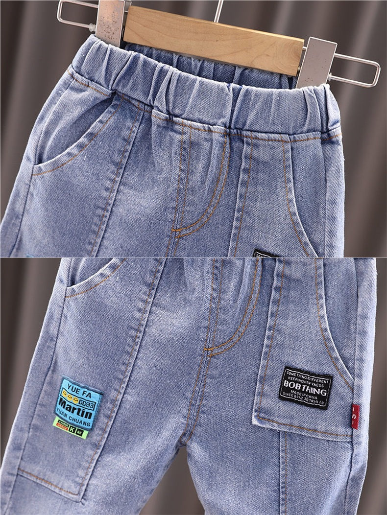 Conjunto Infanbtil 3 Peças Colete e Jeans