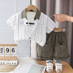 Conjunto Infantil Verão 3 Peças Bolsinho