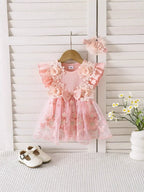 Body Infantil Feminino Flores