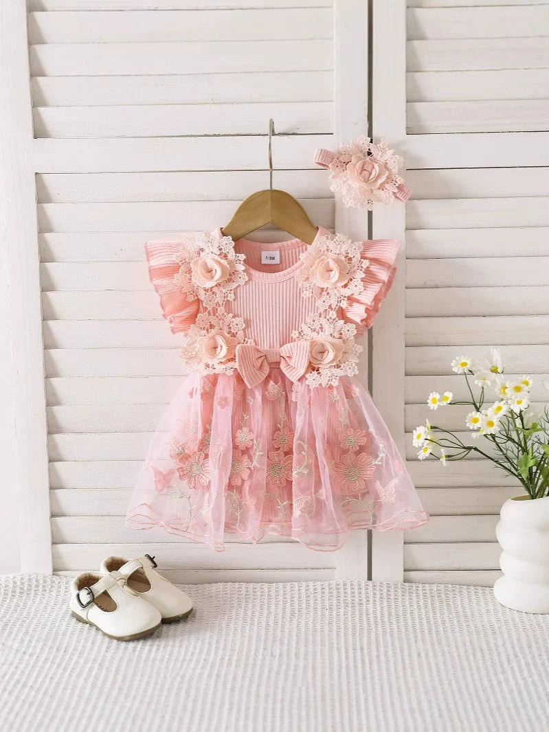 Body Infantil Feminino Flores