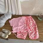 Conjunto Infantil Feminino Floral