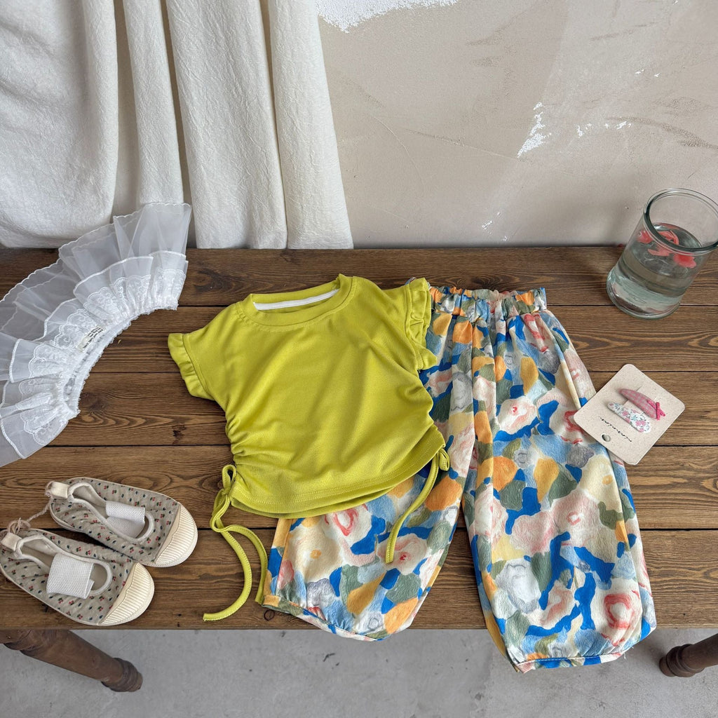 Conjunto Infantil Feminino Floral