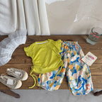 Conjunto Infantil Feminino Floral