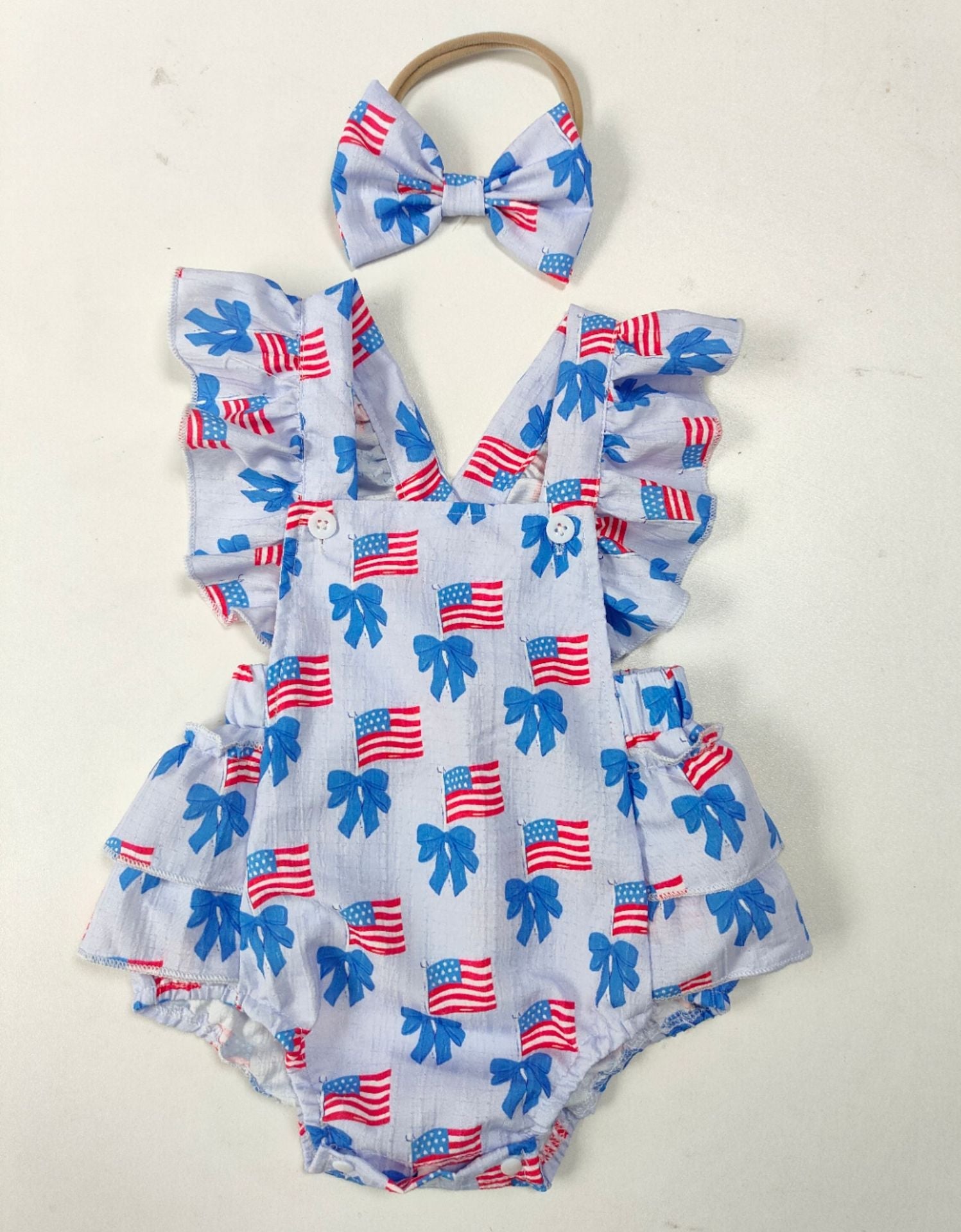 Body Infantil Verão Lacinhos