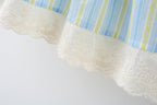 Vestido Infantil Lístras Lacinhos + Chapéu