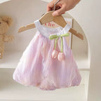 Body Infantil Feminino Tulipas