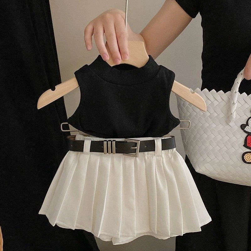 Conjunto Infantil Feminino Verão Cintinho
