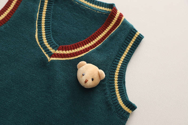 Conjunto Infantil Ursinhos com Gravatinha