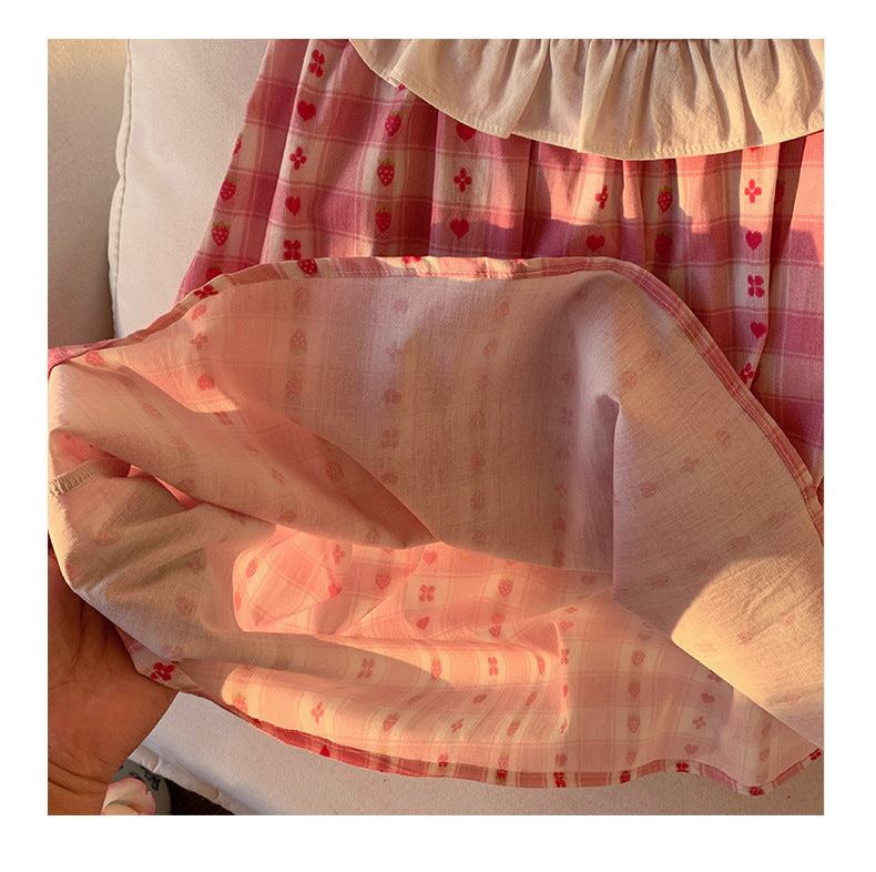 Vestido Infantil Verão Moranguinhos