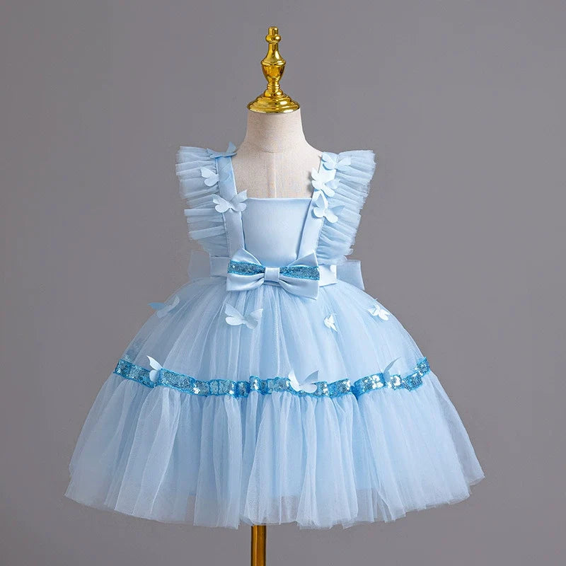 Vestido De Festa Tule Lacinhos