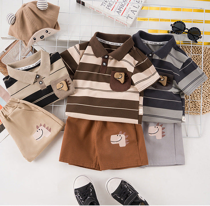 Conjunto Infantil Masculino Dino Lístras