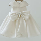 Vestido Infantil de Festa Gola Lacinho