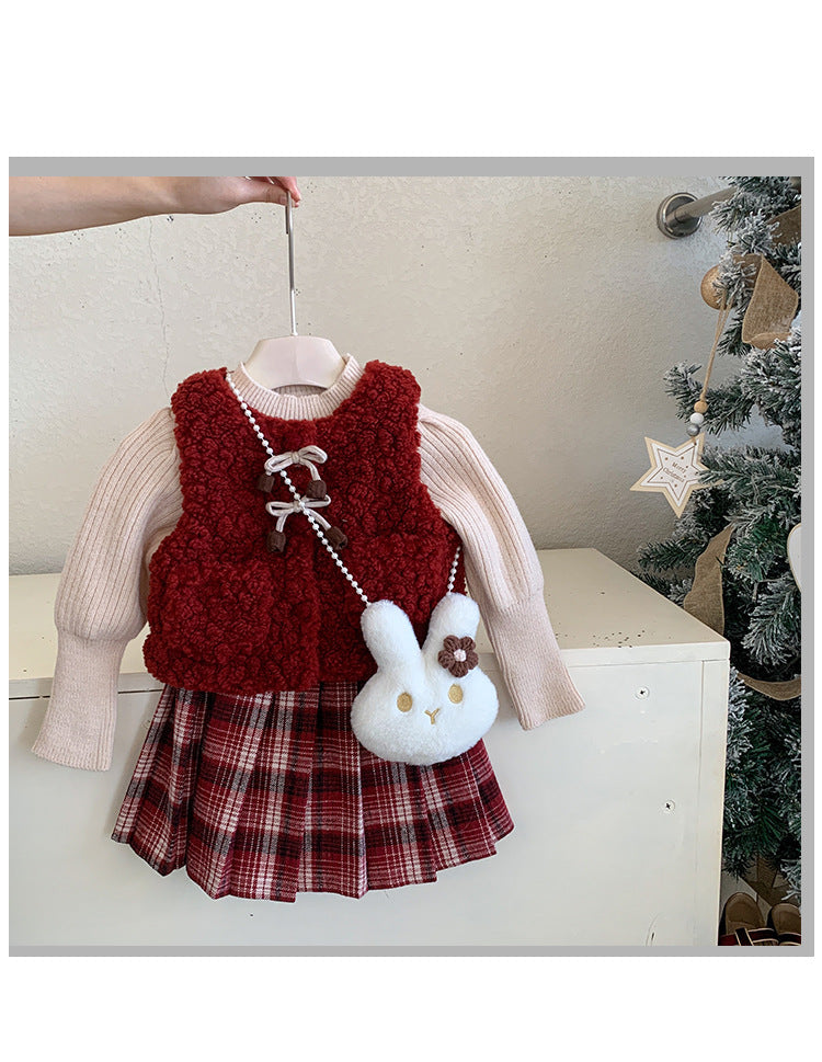 Conjunto Infantil Feminino 3 Peças Inverno