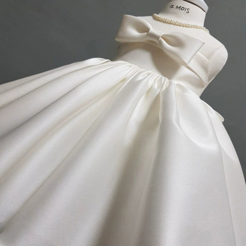 Vestido de Festa Branco Lacinhos