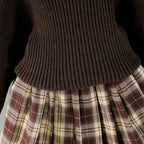 Conjunto Infantil Gatinha Xadrez