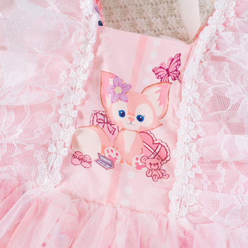 Vestido Infantil Rendado Coelhinho