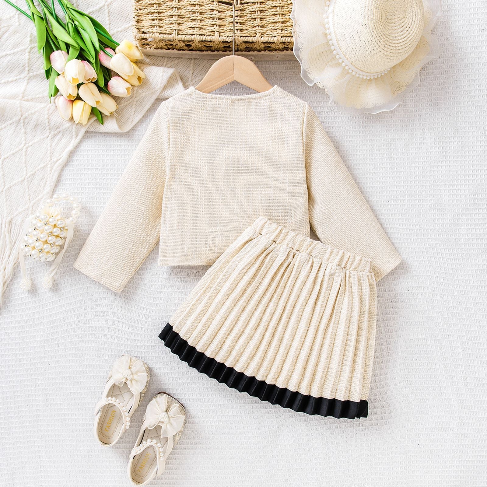 Conjunto Infantil Feminino Lacinho Sainha