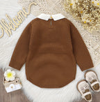 Body Infantil Feminino Tricô Florzinhas