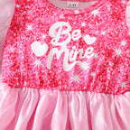 Vestido Infantil Pink Brilhante