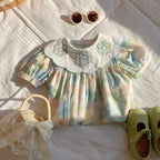 Vestido Infantil de Verão Flores