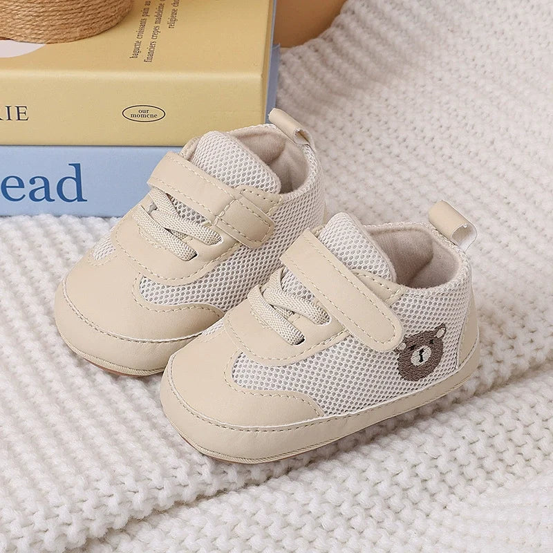 Tênis Infantil Ursinho Velcro