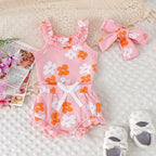 Conjunto Infantil Flores Verão