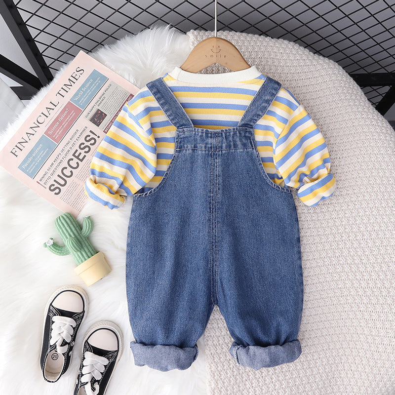 Conjunto Infantil Lístras e Jeans