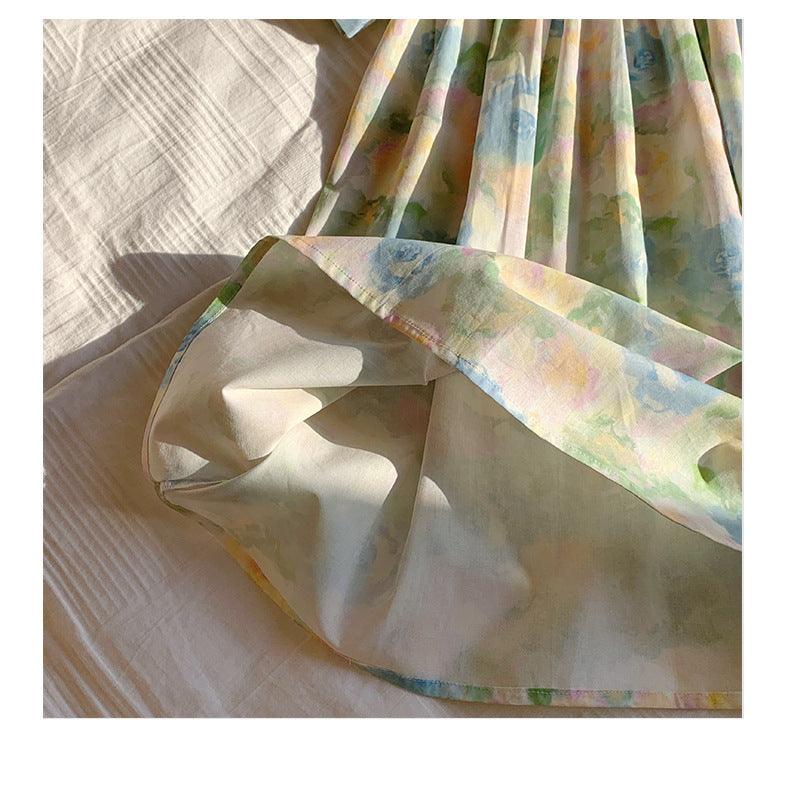 Vestido Infantil de Verão Flores
