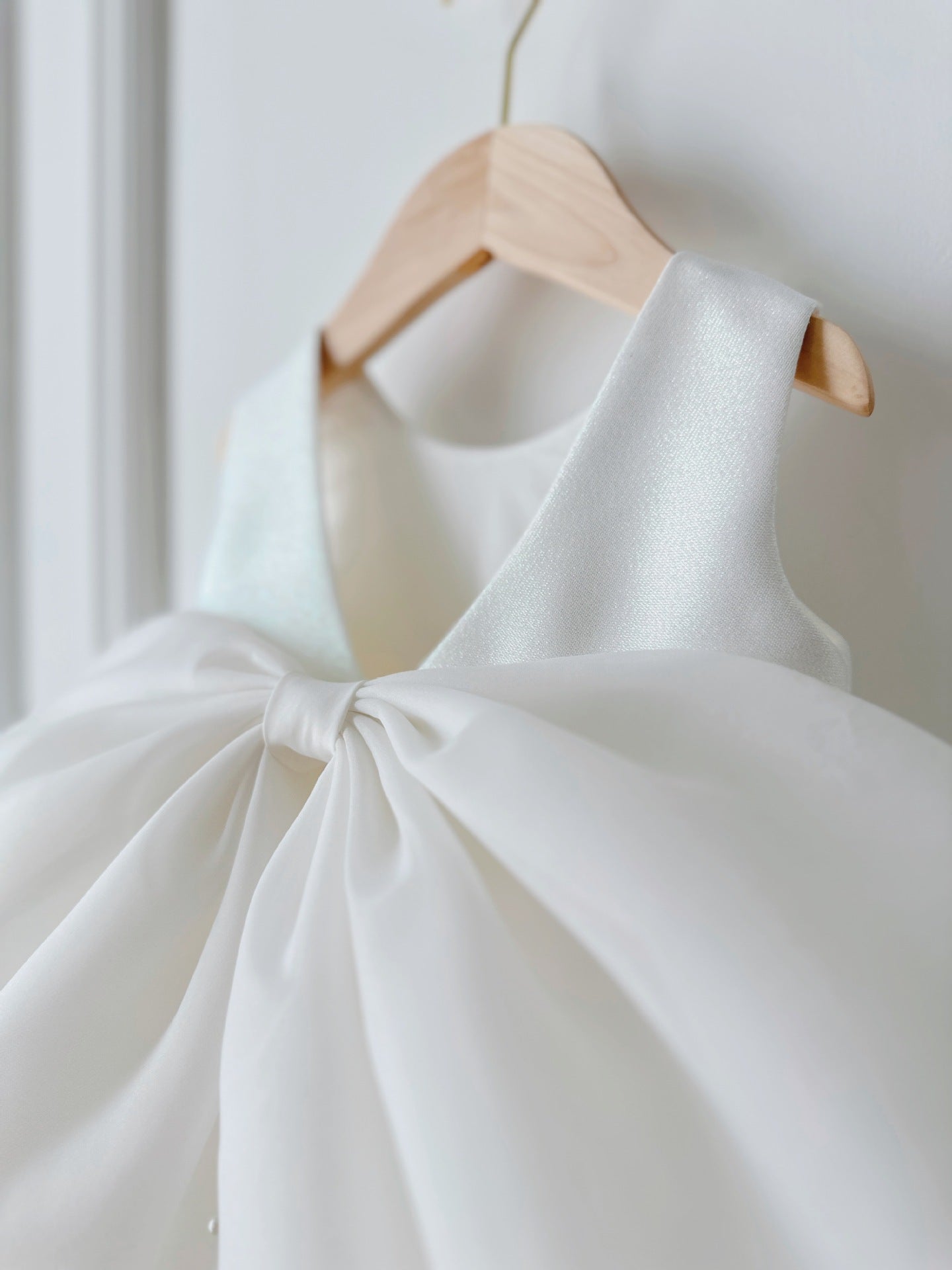 Vestido Infantil de Festa Pérolas  Laço