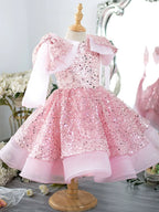 Vestido Infantil de Festa Pedras Brilhantes