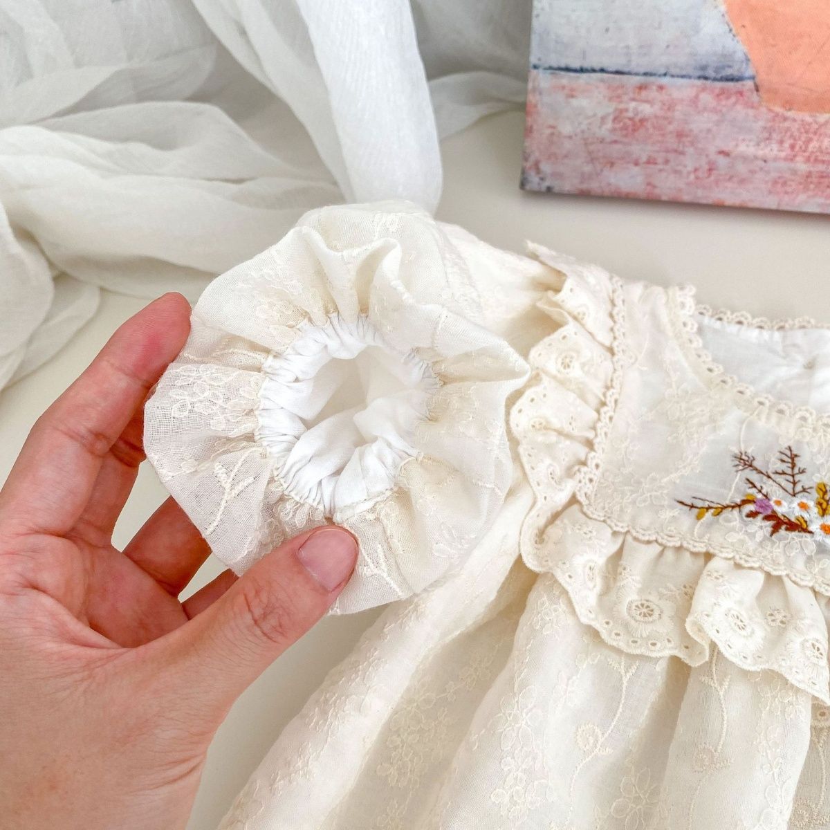 Body Infantil Rendinha Flores