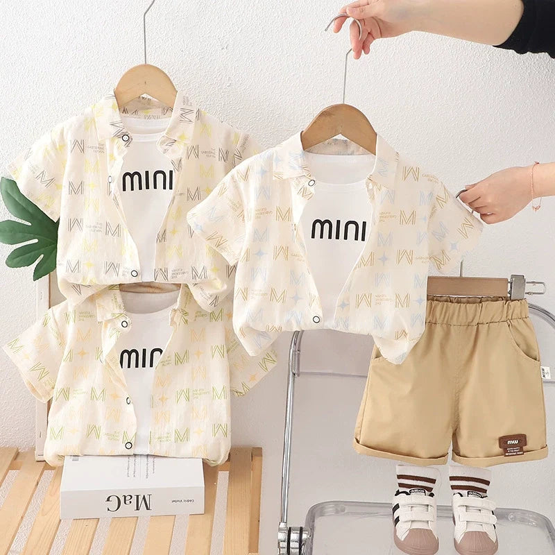 Conjunto Infantil Masculino M Verão