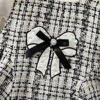 Vestido Infantil Tweed Lacinho
