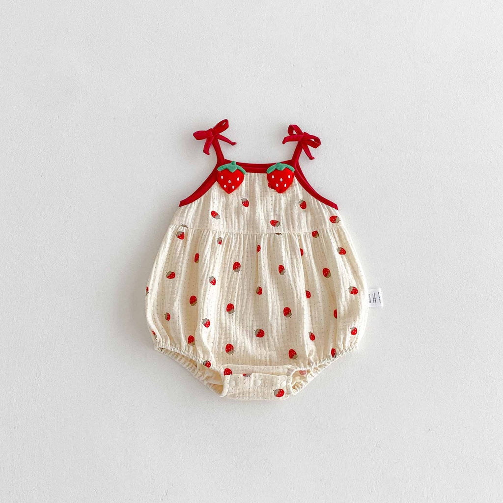 Body Infantil Feminino Moranguinhos