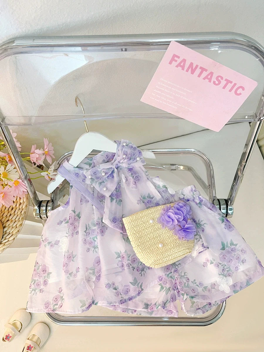 Conjunto Infantil Feminino Floral