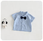 Conjunto Infantil Jardineira Gravatinha
