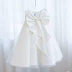 Vestido Infantil Elegante Laço
