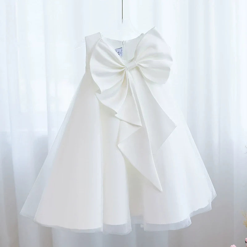 Vestido Infantil Elegante Laço