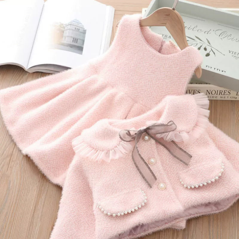 Vestido Infantil Boutique + Casaco