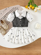 Vestido Infantil Lacinhos com Top